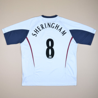 West Ham 2005 - 2006 Away Shirt #8 Sheringham  (Very good) XL