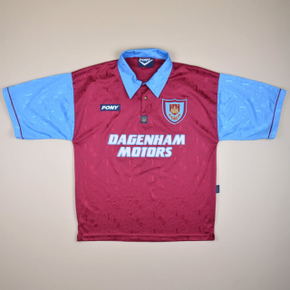 West Ham 1995 - 1997 Home Shirt (Very good) L