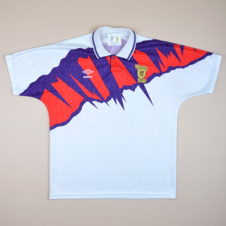 Scotland 1991 - 1993 Away Shirt (Very good) L