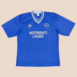 Rangers 1990 - 1992 Home Shirt (Very good) S