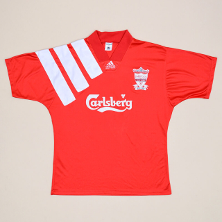 Liverpool 1992 - 1993 Centenary Home Shirt (Excellent) L