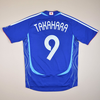 Japan  2006 - 2008 Home Shirt #9 Takahara (Very good) M