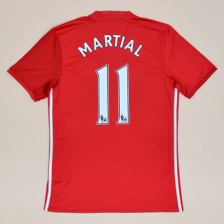 Manchester United 2016 - 2017 Home Shirt #11 Martial (Good) XL