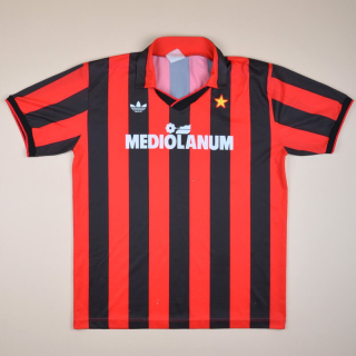 AC Milan 1991 - 1992 Home Shirt (Good) L