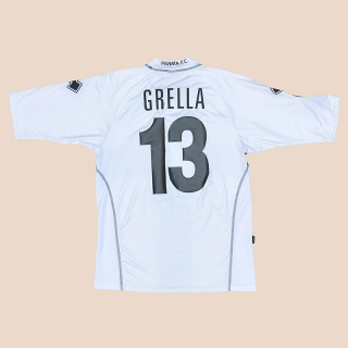 Parma 2005 - 2006 Match Worn Home Shirt #13 Grella (Very good) XL