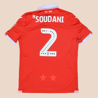 Nottingham Forest 2018 - 2019 Match Issue 'Poppy Remembrance' Home Shirt #7 Soudani (Very good) M