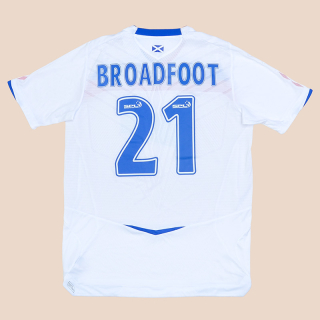 Rangers 2008 - 2009 Away Shirt #21 Broadfoot (Very good) M