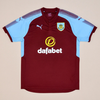 Burnley 2017 - 2018 Home Shirt (Excellent) XL