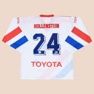 Kloten Flyers Switzerland Hockey Shirt #24 Hollenstein (Good) L