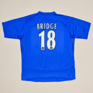 Chelsea 2005 - 2006 Centenary Home Shirt #18 Bridge (Very good) L