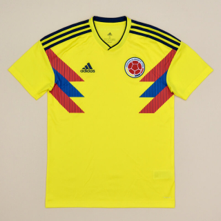 Colombia 2017 - 2018 Home Shirt (Excellent) S