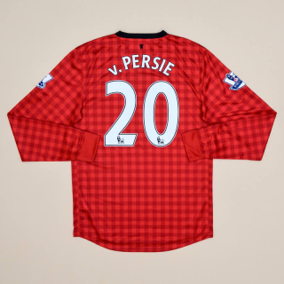 Manchester United 2012 - 2013 Home Shirt #20 v. Persie (Excellent) S