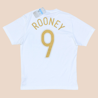 England 2006 'BNWT' Cotton Tee #9 Rooney (New with tags) M