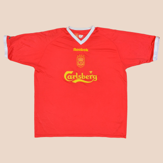 Liverpool 2001 - 2003 European Home Shirt (Good) XL