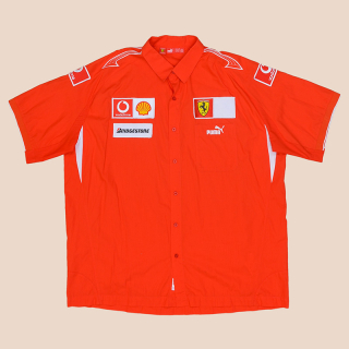 Scuderia Ferrari 'Schumacher Era' Formula 1 Button Shirt (Very good) XXL