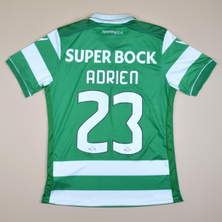 Sporting Lisbon 2015 - 2016 Home Shirt #23 Adrien (Excellent) M