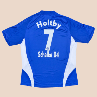 Schalke 2008 - 2009 Home Shirt #7 Holtby (Very good) XXL