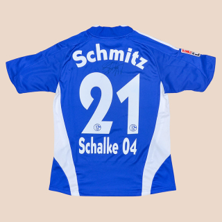 Schalke 2008 - 2009 'Signed' Home Shirt #21 Schmitz (Very good) M women