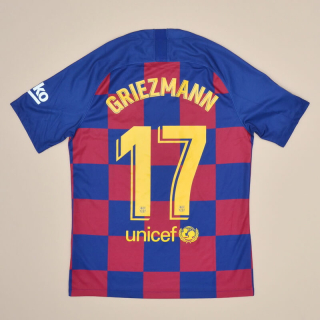 Barcelona 2019 - 2020 Home Shirt #17 Griezmann (Very good) M