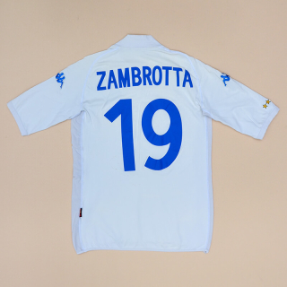 Italy 2002 Away Shirt #19 Zambrotta (Good) L