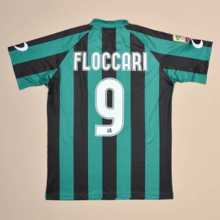 Sassuolo 2015 - 2016 Match Issue Home Shirt #9 Floccari (Very good) L