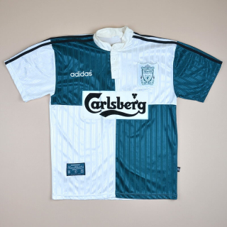 Liverpool 1995 - 1996 Away Shirt (Very good) S