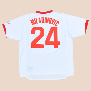 Red Star Belgrade 2006 - 2008 Away Shirt #24 Miladinovic (Very good) XL