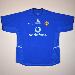 Manchester United 2002 - 2003 Cup Final Limited Edition (14/20) Third Shirt (Excellent) XXL