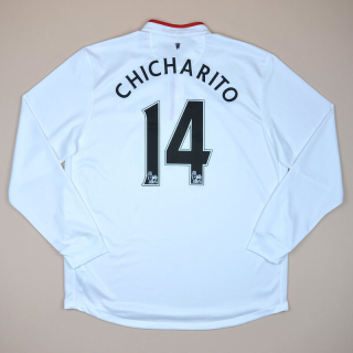 Manchester United 2012 - 2014 Away Shirt #14 Chicharito (Very good) XL