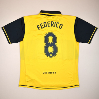 Borussia Dortmund 2007 - 2008 Home Shirt #8 Federico (Very good) XXL