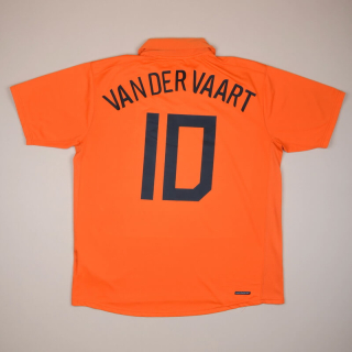 Holland 2006 - 2008 Home Shirt #10 van der Vaart (Very good) XL